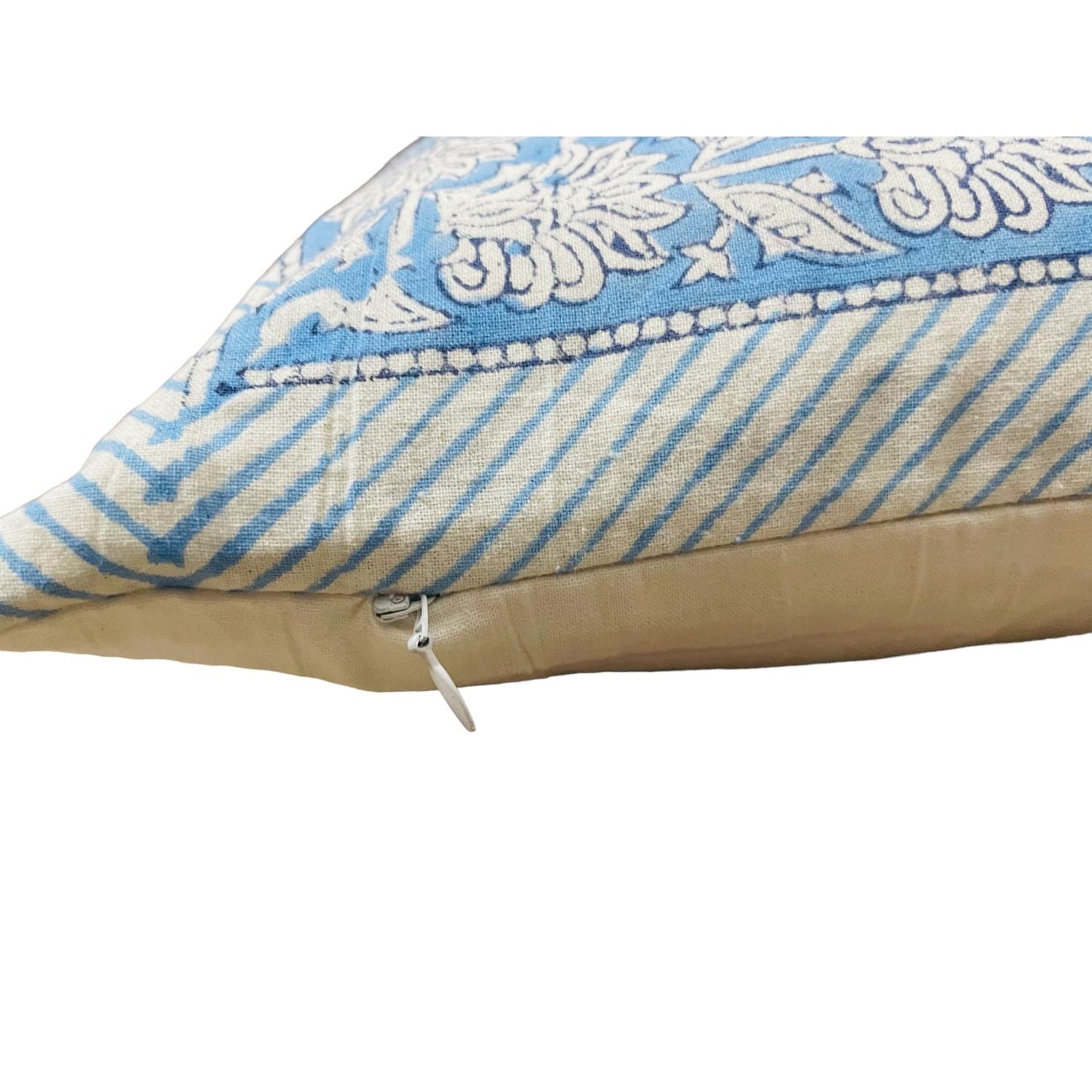 Cotton Cushion Cover Traditional Hand Block Printed Suitable for Bed Room,Living Room,Sofa Car Couch 16x16