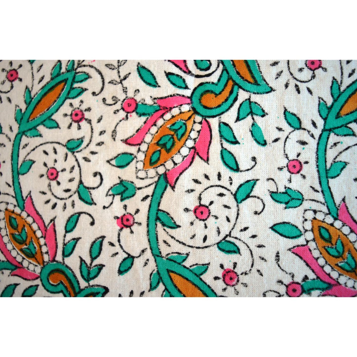 Cotton Cushion Cover Traditional Hand Block Printed Suitable for Bed Room,Living Room,Sofa Car Couch 16x16