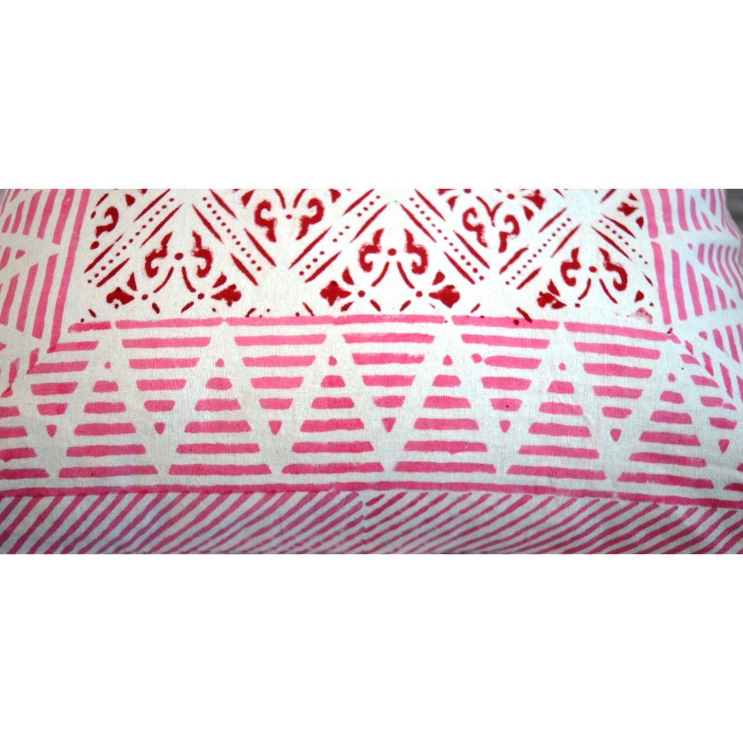 Cotton Cushion Cover Traditional Hand Block Printed Suitable for Bed Room,Living Room,Sofa Car Couch 16x16