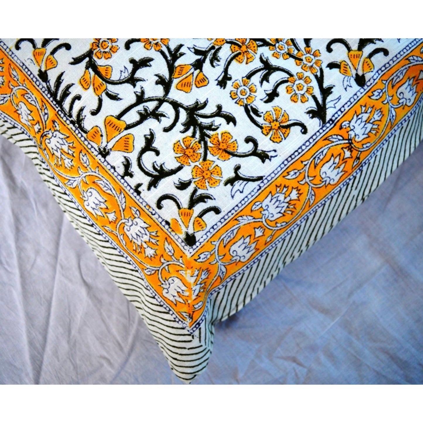 Cotton Cushion Cover Traditional Hand Block Printed Suitable for Bed Room,Living Room,Sofa Car Couch 16x16