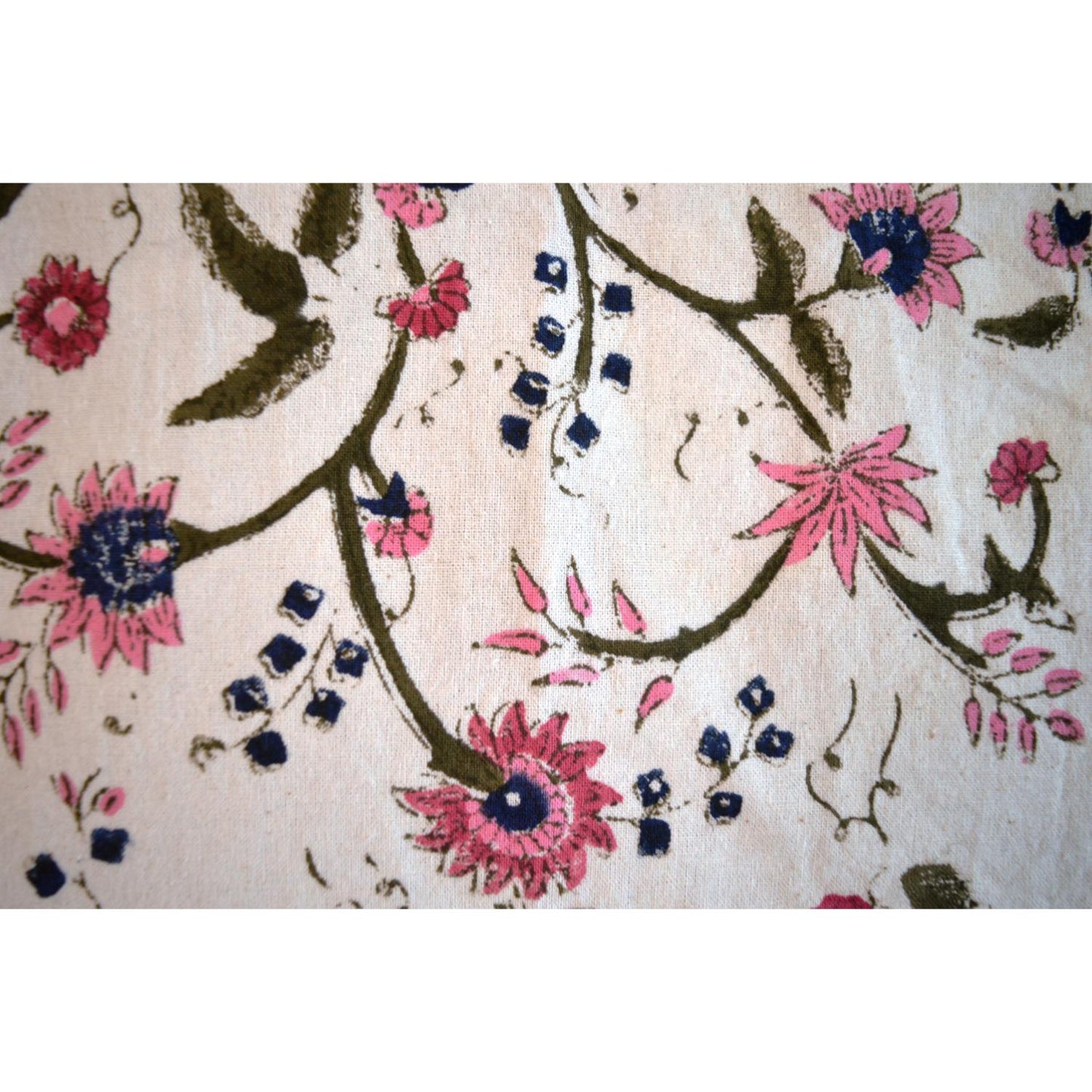 Cotton Cushion Cover Traditional Hand Block Printed Suitable for Bed Room,Living Room,Sofa Car Couch 16x16