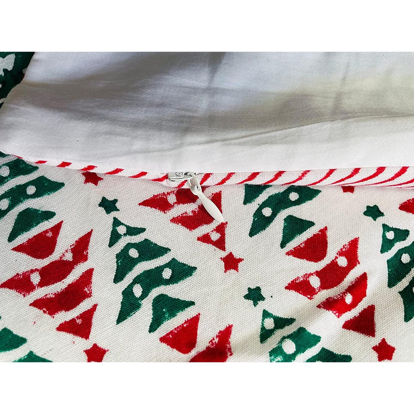 Cotton Cushion Cover Traditional Hand Block Printed Suitable for Bed Room,Living Room,Sofa Car Couch 16x16