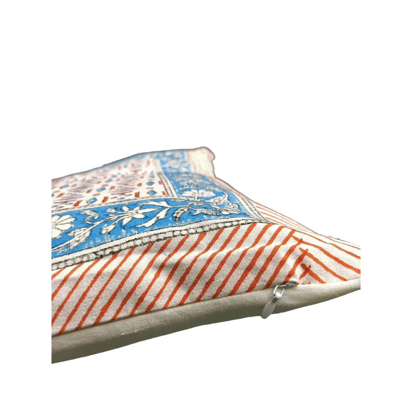 Cotton Cushion Cover Traditional Hand Block Printed Suitable for Bed Room,Living Room,Sofa Car Couch 16x16