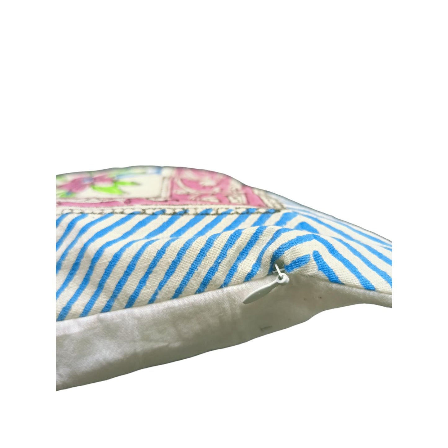Cotton Cushion Cover Traditional Hand Block Printed Suitable for Bed Room,Living Room,Sofa Car Couch 16x16
