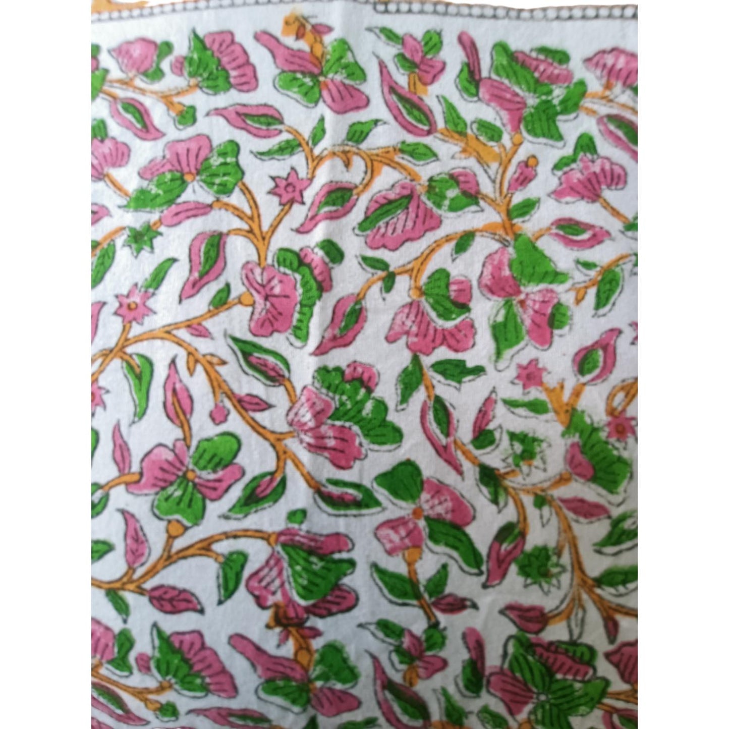 Cotton Cushion Cover Traditional Hand Block Printed Suitable for Bed Room,Living Room,Sofa Car Couch 16x16