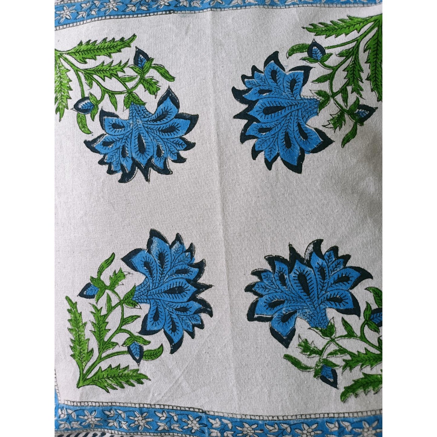 Cotton Cushion Cover Traditional Hand Block Printed Suitable for Bed Room,Living Room,Sofa Car Couch 16x16
