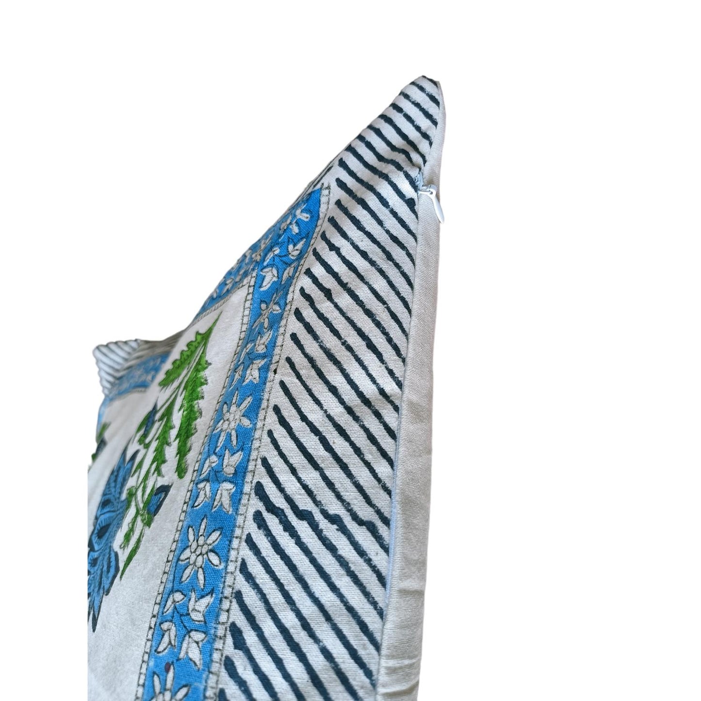 Cotton Cushion Cover Traditional Hand Block Printed Suitable for Bed Room,Living Room,Sofa Car Couch 16x16