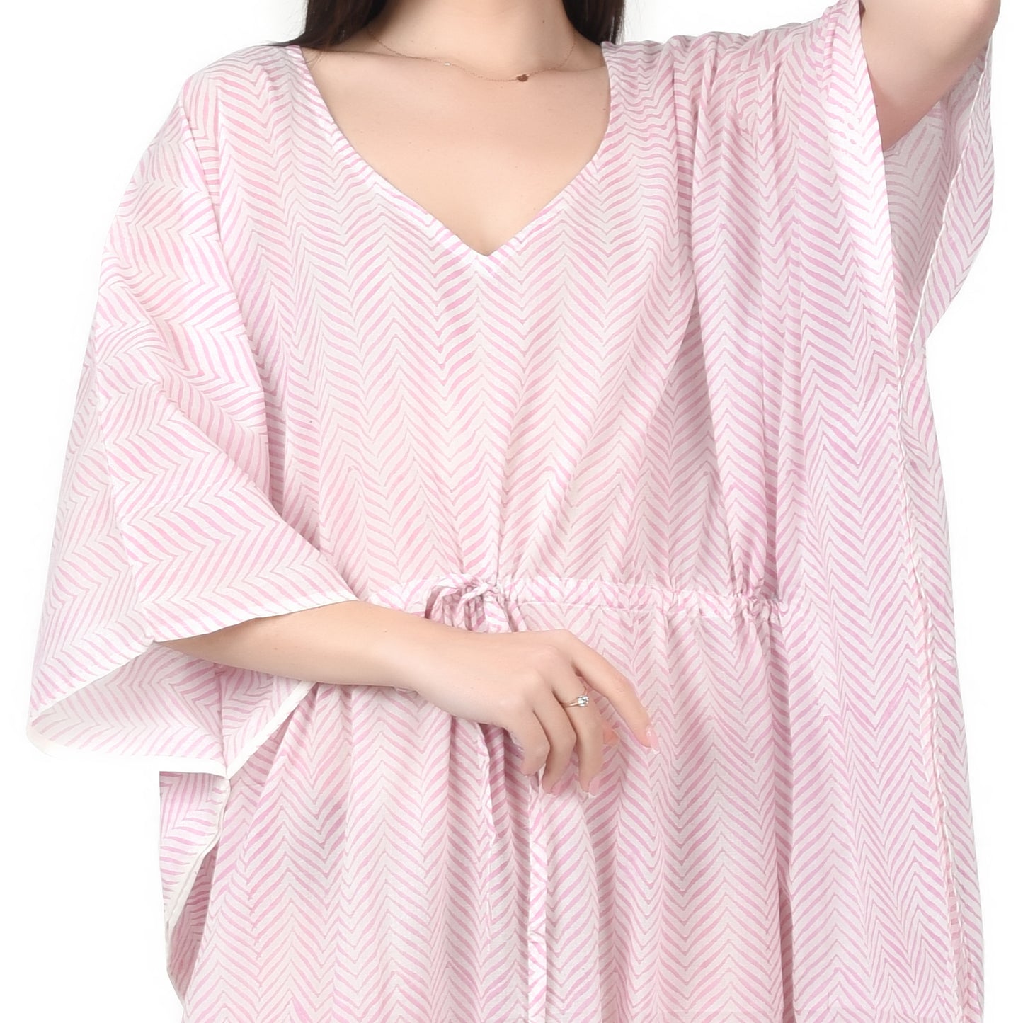 Hand Block Print Cotton Caftans For Women Free Size Vintage traditonal art Maxi gown sleepwear Night gown Kaftan dress