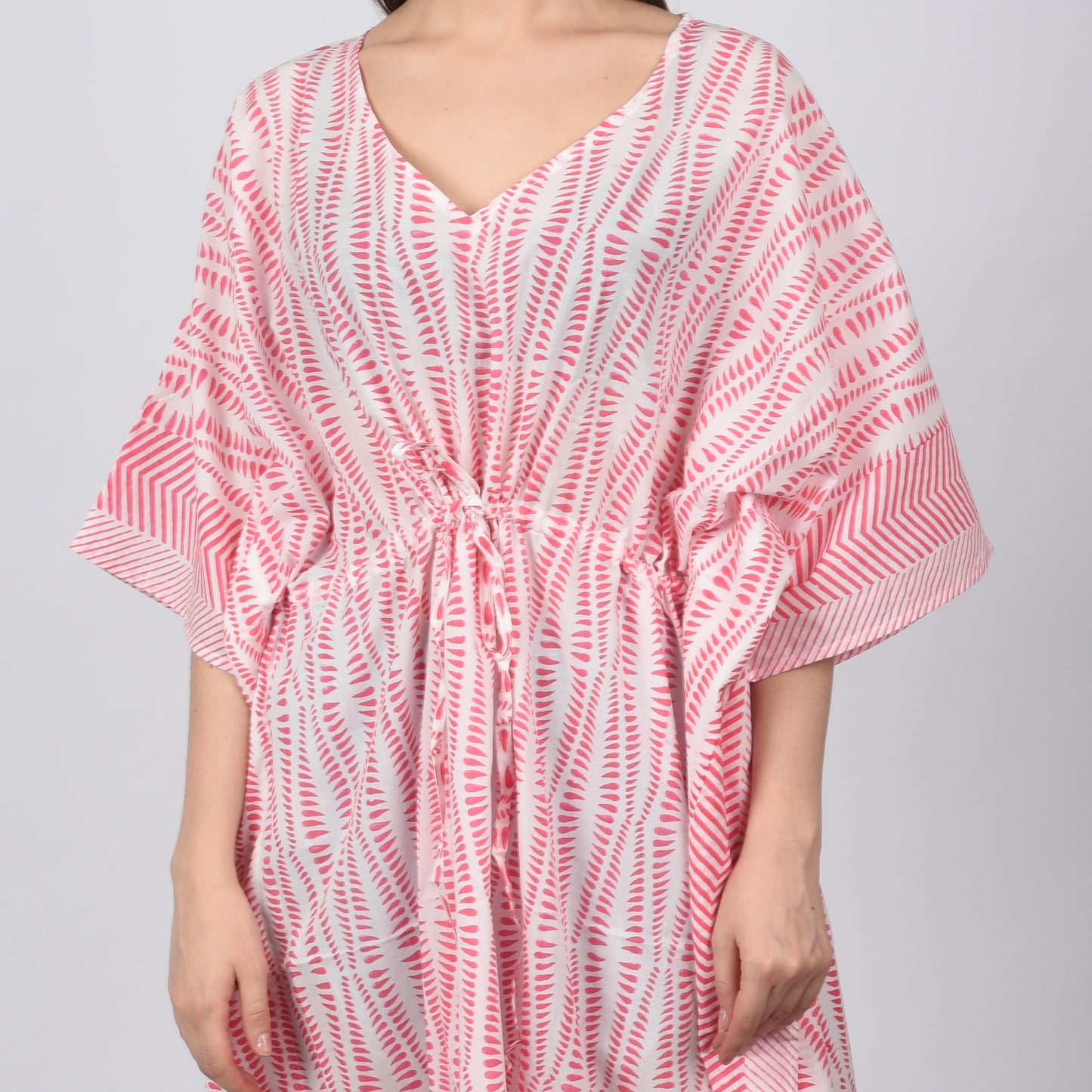 Hand Block Print Cotton Caftans For Women Free Size Vintage traditonal art Maxi gown sleepwear Night gown Kaftan dress