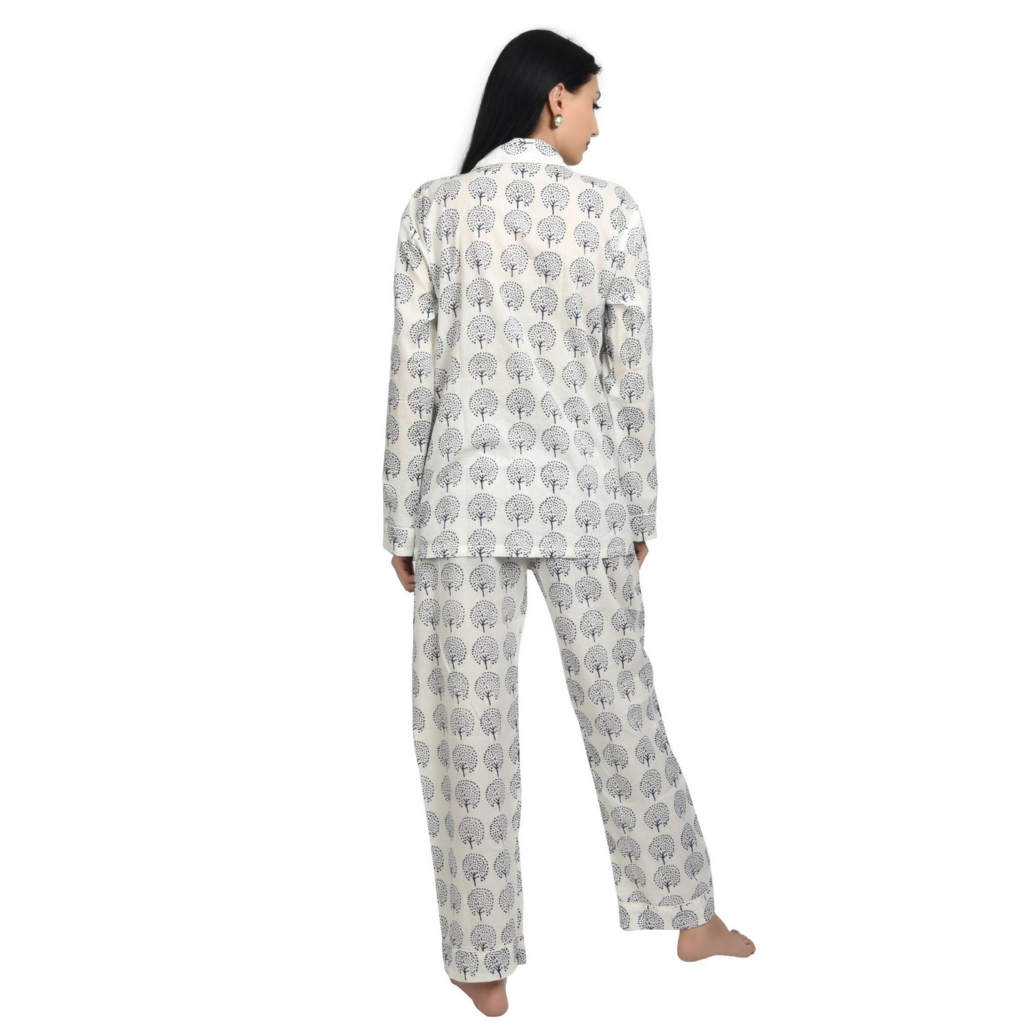 Block Print women PJ Set cotton print Night suits pajama set Traditional Color Print sleepwear set
