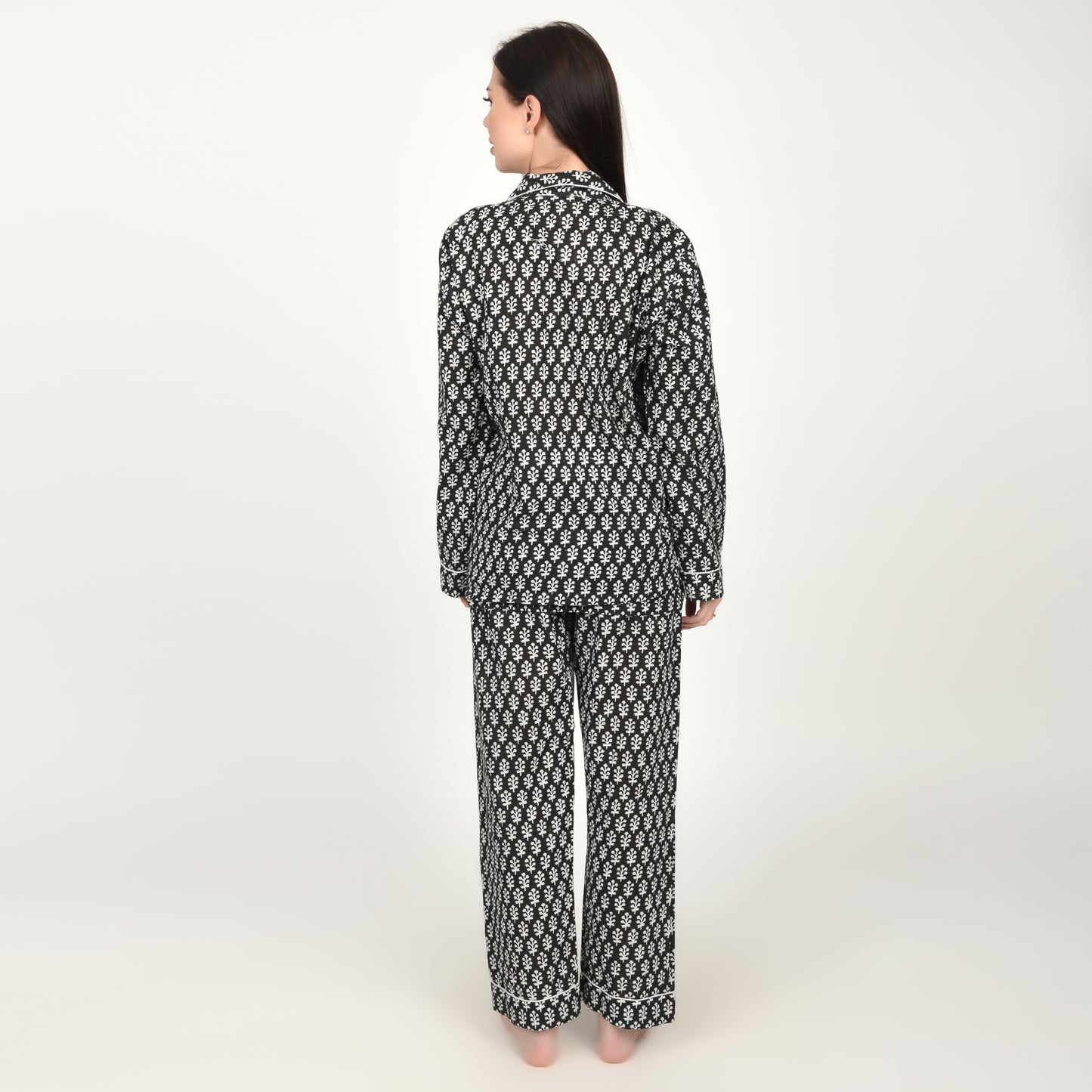 Block Print women PJ Set cotton print Night suits pajama set Traditional Color Print sleepwear set