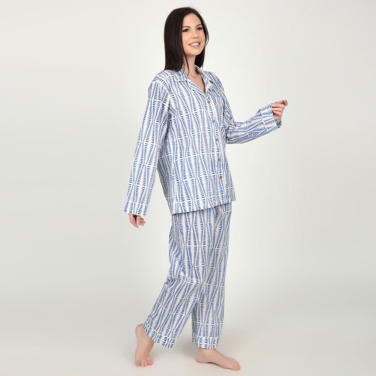 Block Print women PJ Set cotton print Night suits pajama set Traditional Color Print sleepwear set