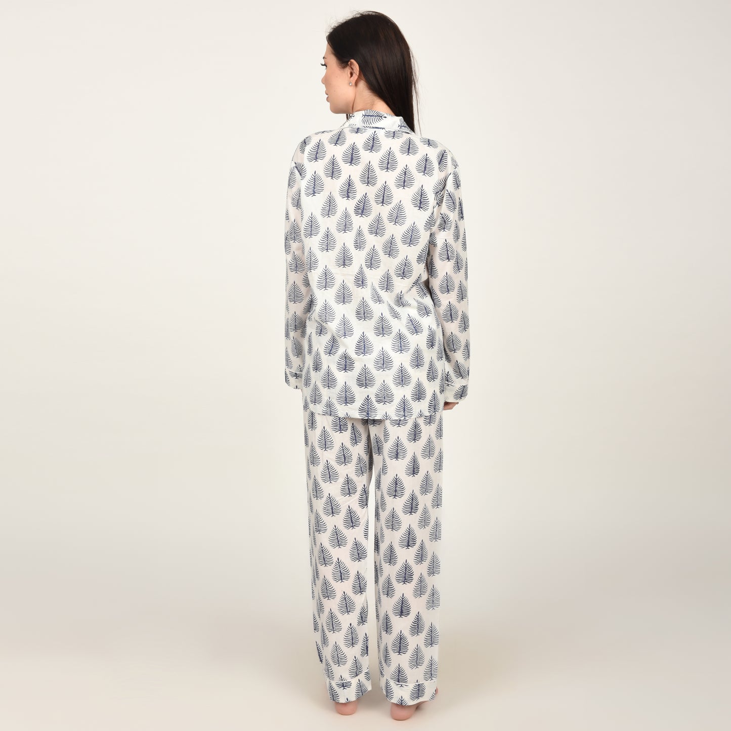 Block Print women PJ Set cotton print Night suits pajama set Traditional Color Print sleepwear set