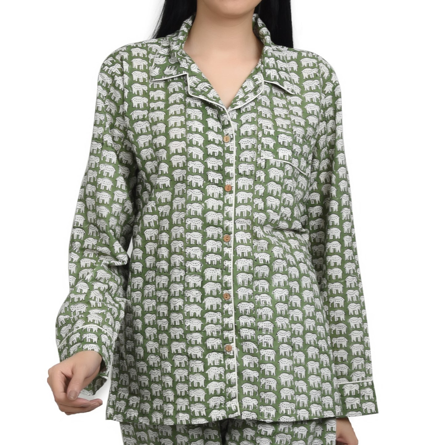 Block Print women PJ Set cotton print Night suits pajama set Traditional Color Print sleepwear set