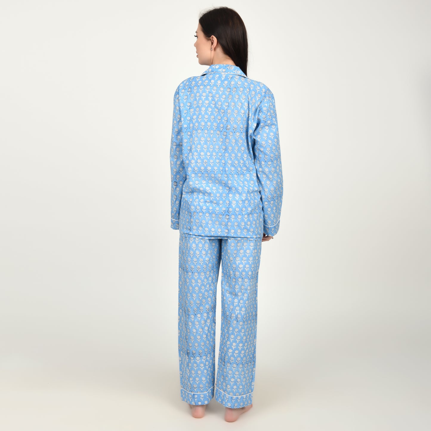 Block Print women PJ Set cotton print Night suits pajama set Traditional Color Print sleepwear set