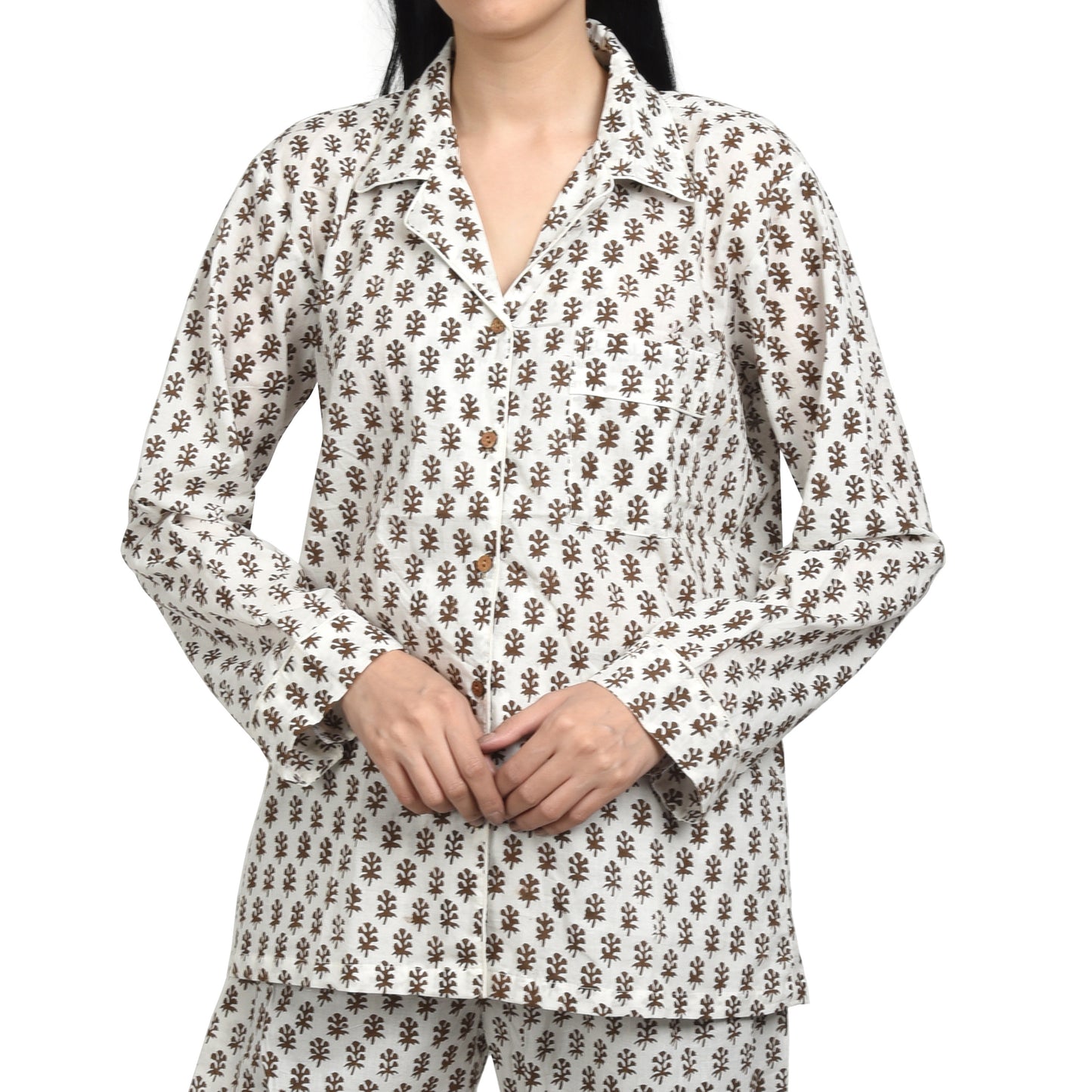 Block Print women PJ Set cotton print Night suits pajama set Traditional Color Print sleepwear set