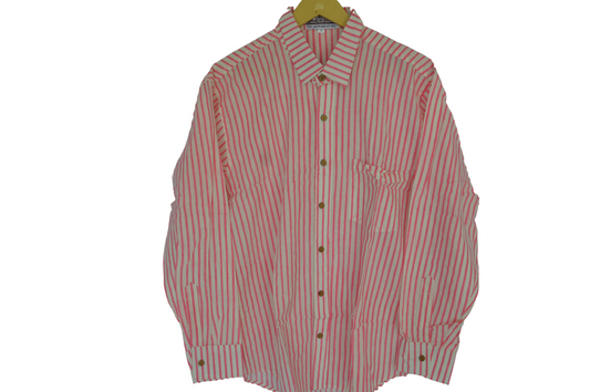 Men's Cotton Shirt Slim Fit Full Sleeves Traditional Block Printed Button Down Skin Friendly Cotton fabric Shirt