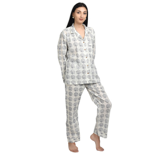 Block Print women PJ Set cotton print Night suits pajama set Traditional Color Print sleepwear set