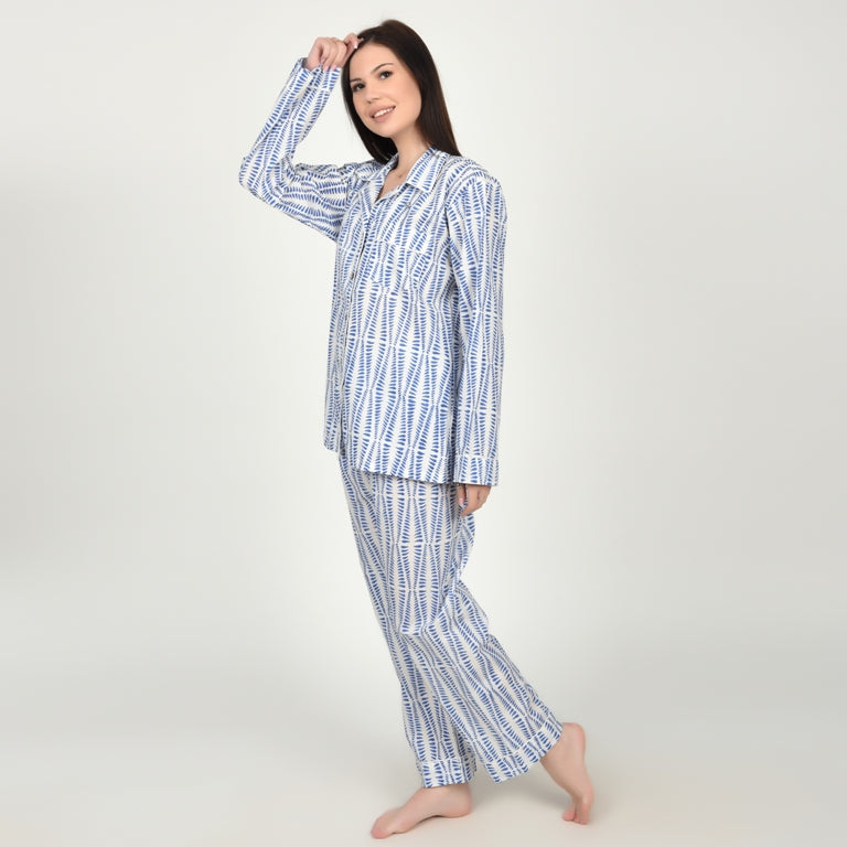 Block Print women PJ Set cotton print Night suits pajama set Traditional Color Print sleepwear set